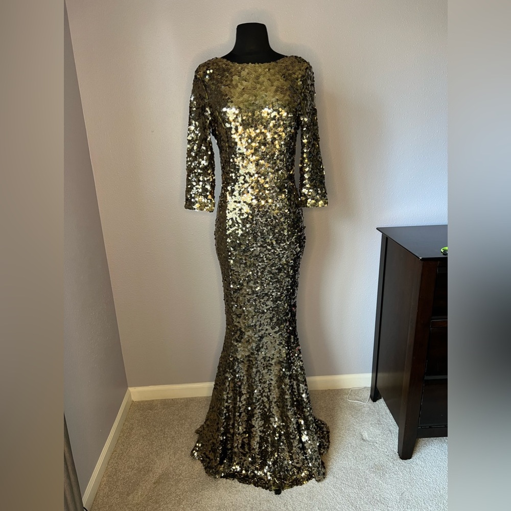 AKIRA Gold Gown